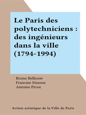 cover image of Le Paris des polytechniciens